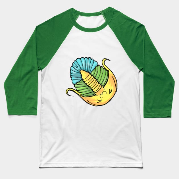 Golden Kwaiilobite Baseball T-Shirt by toylibrarian